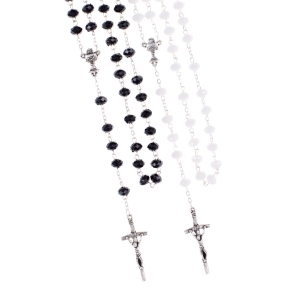 Różaniec - Pierwsza Komunia Święta - 8 mm - plastik