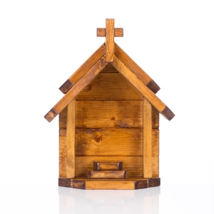 Petite chapelle en bois - 40 cm